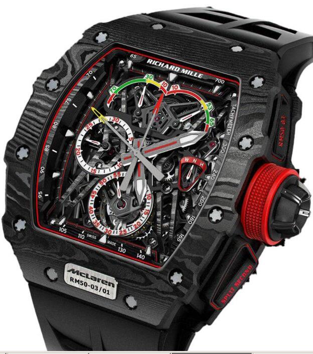 Review Richard Mille RM 50-03 TOURBILLON SPLIT SECS CHRONOGRAPH ULTRALIGHT Replica watch - Click Image to Close